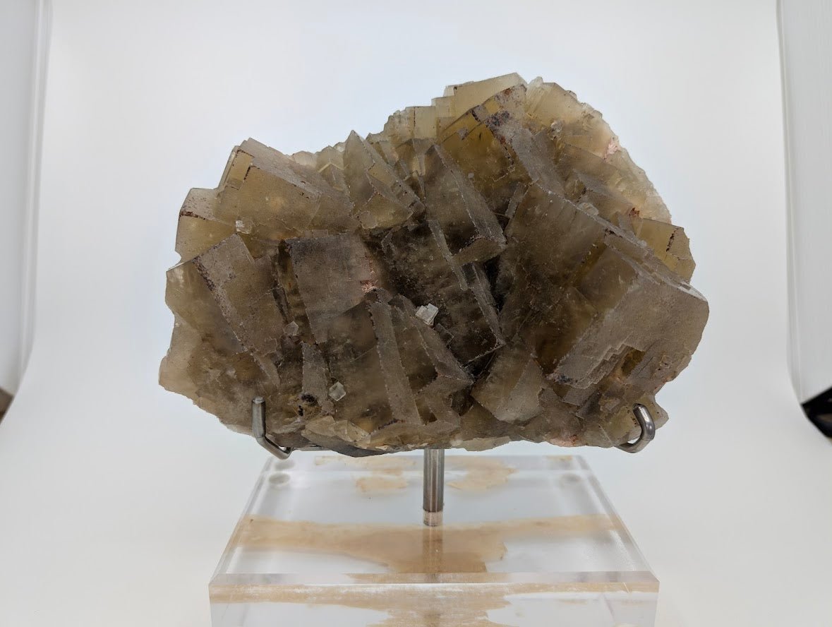Large Yellow Fluorite Specimen – 9x7 Inches – From Beijing, China - Legacy Crystals and Minerals