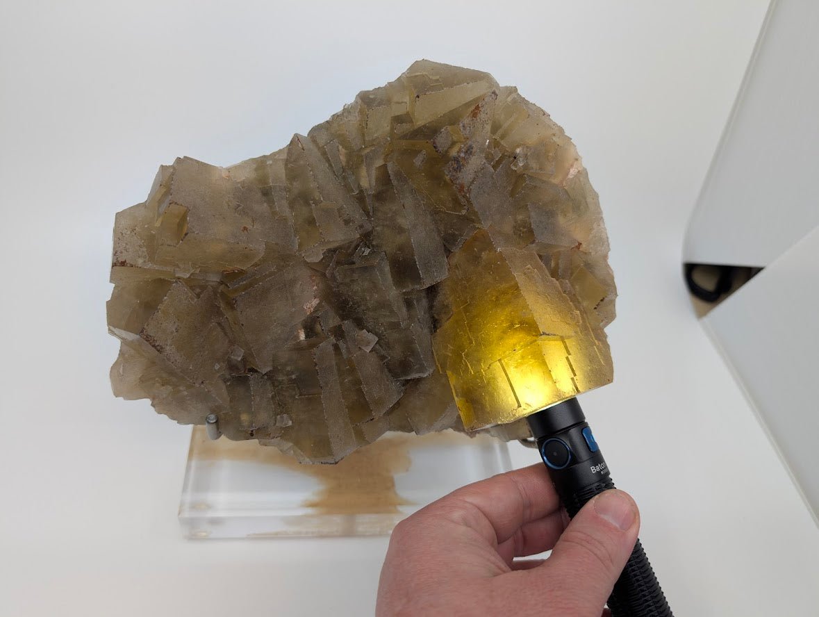 Large Yellow Fluorite Specimen – 9x7 Inches – From Beijing, China - Legacy Crystals and Minerals