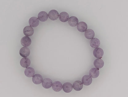Lavender Amethyst Bracelet — 8mm, 9mm, 10mm & 11mm - Legacy Crystals and Minerals
