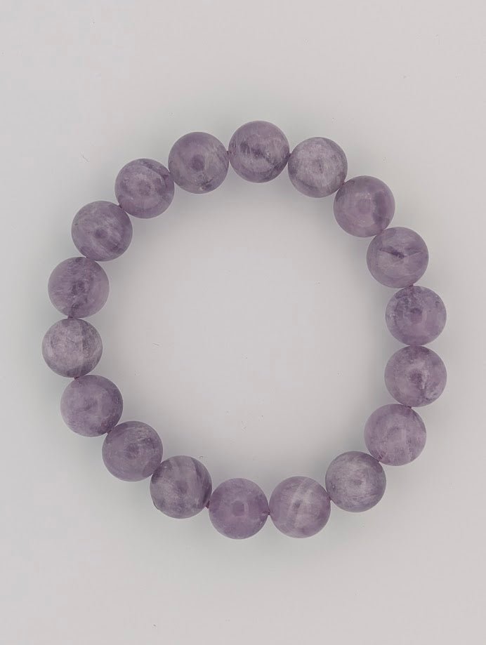 Lavender Amethyst Bracelet — 8mm, 9mm, 10mm & 11mm - Legacy Crystals and Minerals