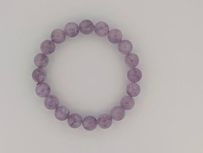 Lavender Amethyst Bracelet — 8mm, 9mm, 10mm & 11mm - Legacy Crystals and Minerals