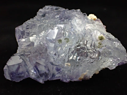 Lavender Fluorite Cluster with Barite and Pyrite – YGX Mine, China - Legacy Crystals and Minerals
