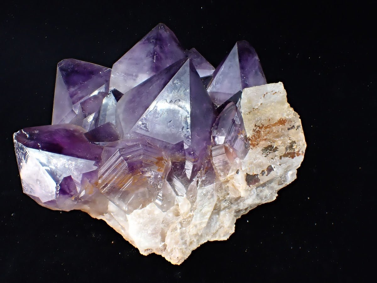 Medium Congo Amethyst Cluster with Zoning – 2.3 kg, 6.25" x 6.25" - Legacy Crystals and Minerals