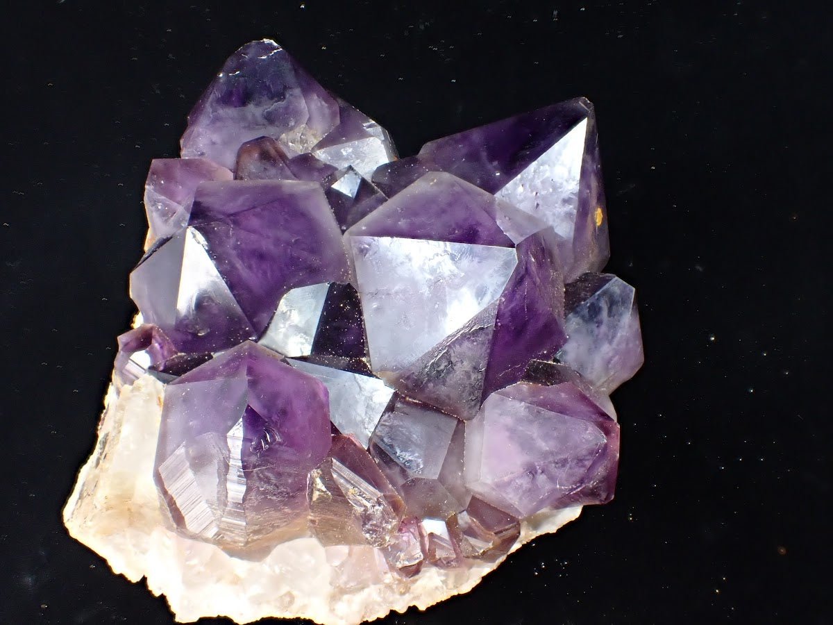 Medium Congo Amethyst Cluster with Zoning – 2.3 kg, 6.25" x 6.25" - Legacy Crystals and Minerals