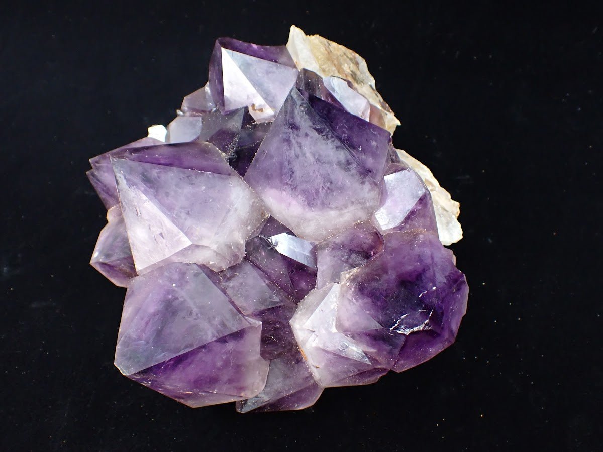 Medium Congo Amethyst Cluster with Zoning – 2.3 kg, 6.25" x 6.25" - Legacy Crystals and Minerals