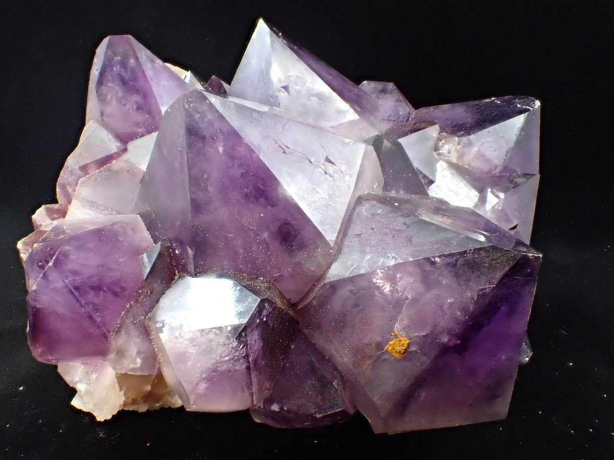 Medium Congo Amethyst Cluster with Zoning – 2.3 kg, 6.25" x 6.25" - Legacy Crystals and Minerals