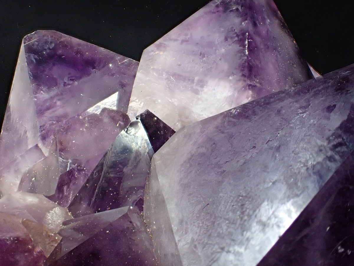 Medium Congo Amethyst Cluster with Zoning – 2.3 kg, 6.25" x 6.25" - Legacy Crystals and Minerals