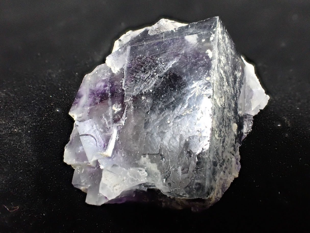 Mini Yindu Fluorite with Barite – Inner Mongolia, China - Legacy Crystals and Minerals