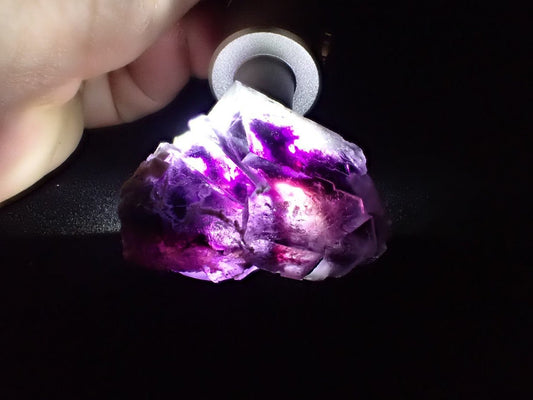 Mini Yindu Fluorite with Barite – Inner Mongolia, China - Legacy Crystals and Minerals