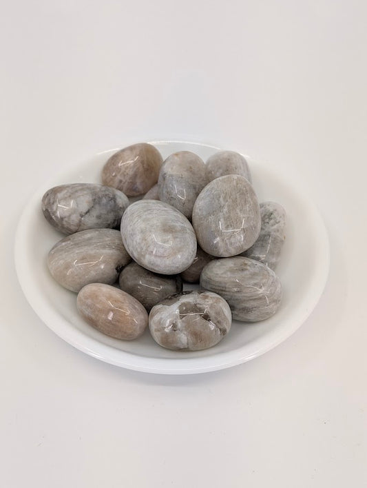 Moonstone tumbled stones AA grade