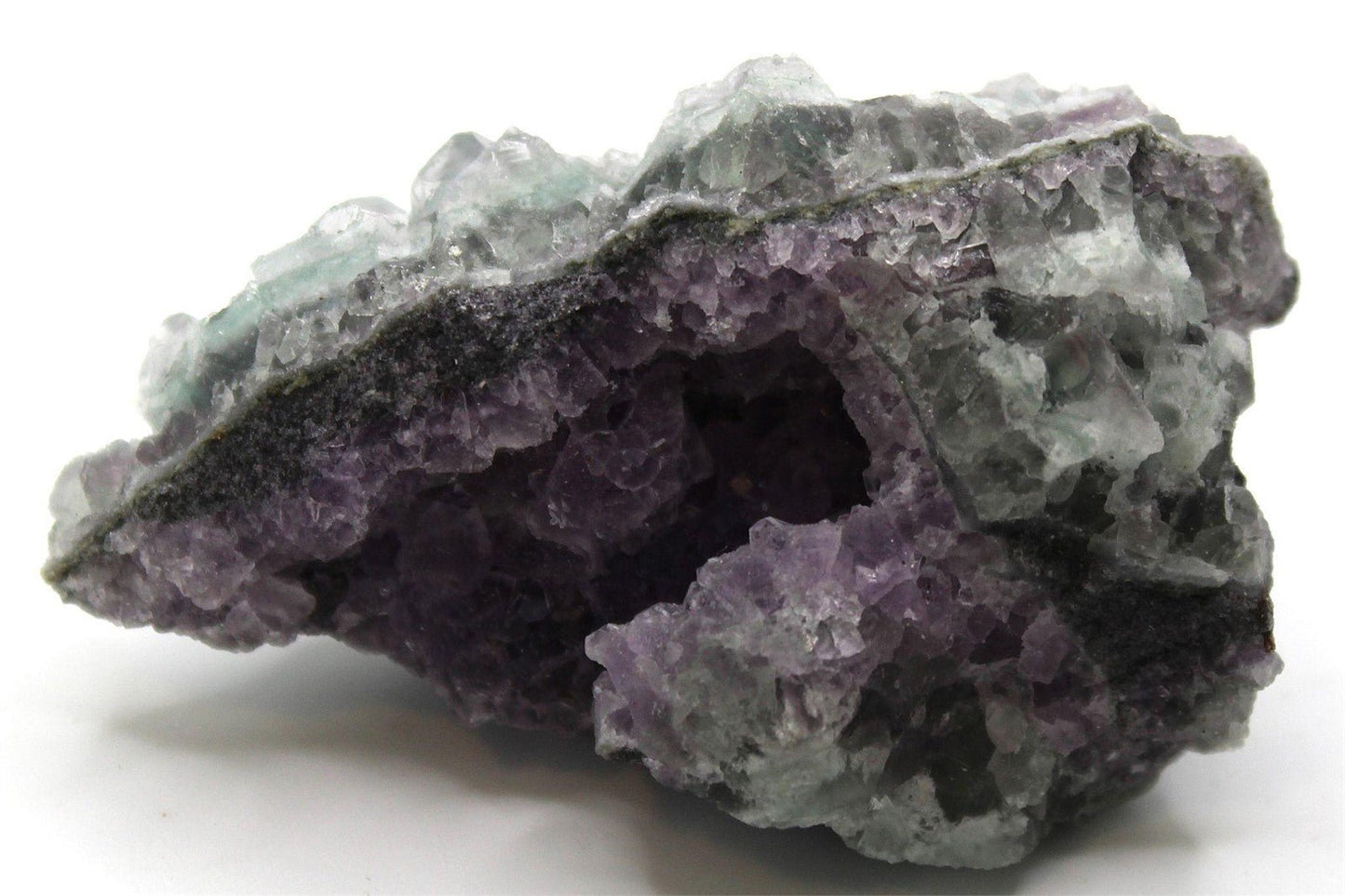 Natural Rainbow Fluorite Cluster – Radiant Specimen from Hunan, China - Legacy Crystals and Minerals