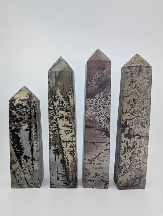 Picture Jasper Tower — Scenic Landscape Series (China) - Legacy Crystals and Minerals