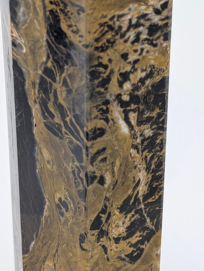 Pietersite tower – reflective golden and black matrix