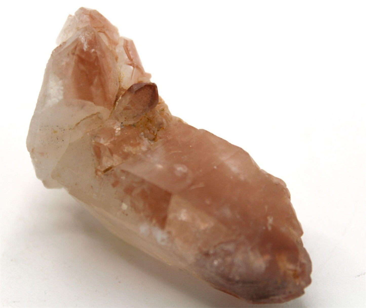 Pink Lithium Crystal Cluster from Brazil Approx. 3.5 cm x 3.5 cm Pink lithium quartz crystals get their pink color from lepidolite, a lithium - rich mica mineral. - Legacy Crystals and Minerals