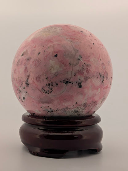 Close-up view showing smooth polish and color layering