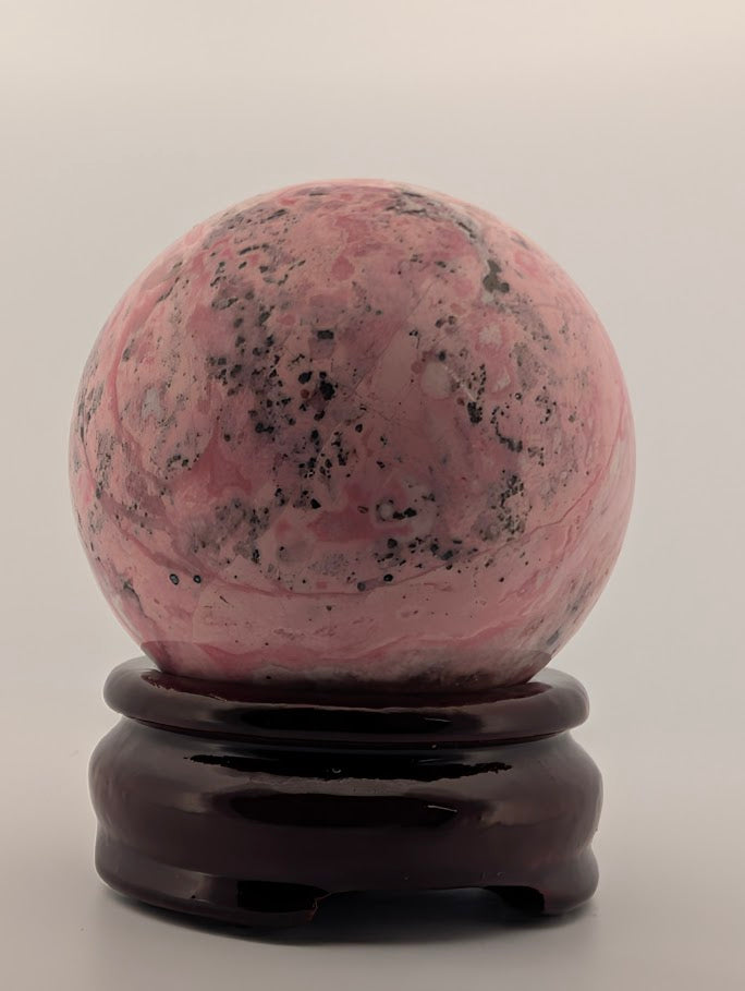 Polished surface under light showing color depth