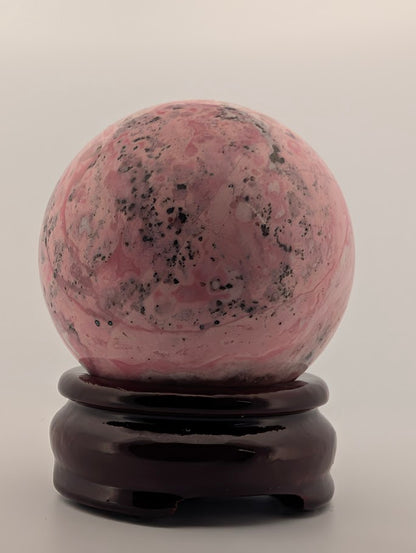 Polished surface under light showing color depth