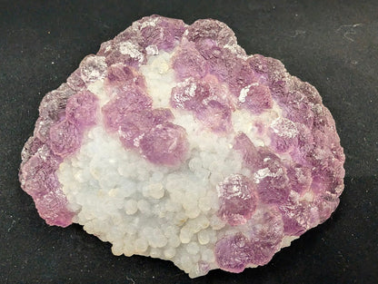 Pink - Purple Bubble Fluorite with Blue Chalcedony - Zhejiang, China - Legacy Crystals and Minerals