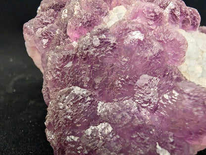 Pink - Purple Bubble Fluorite with Blue Chalcedony - Zhejiang, China - Legacy Crystals and Minerals