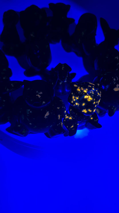Yooperlite Pokémon‑Inspired Carvings — UV Fluorescent Crystal Figures (2.25–2.75 in, 110–295 g)