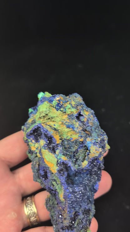 Stunning Azurite and Malachite Specimen from Liufengshan Mine