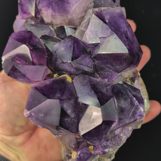 Congo Amethyst Cluster with Zoning and Clarity – 2.97 kg, 8.5" x 5.5"