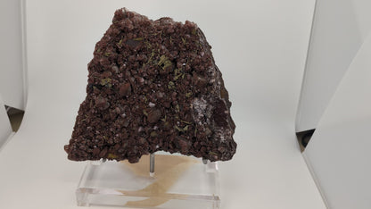 Large Museum-Quality Red Calcite with Pyrite 10 x 8 in 4.67kg- Daye Mine, Hubei Province, China