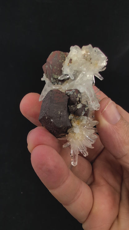 Black Pyrite & Quartz – Fengjiashan Mine (2.5", 101g)