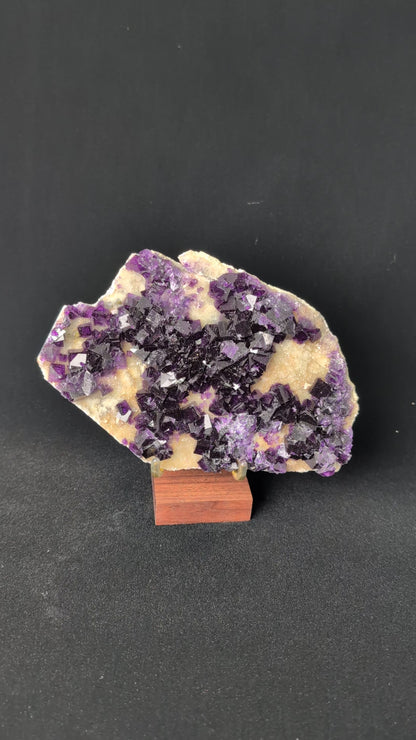 Purple Window Fluorite - Anhui, China