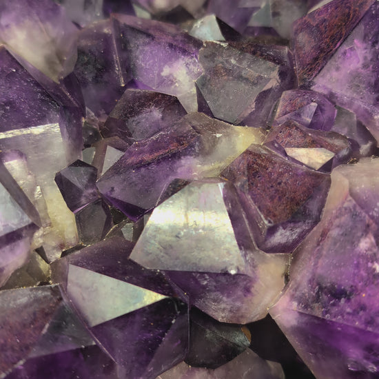 XL Amethyst Cluster with Phantom Zoning – Congo 23 lbs, 12.5" x 9"