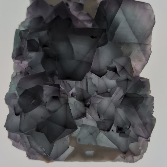 Rare De’an Fluorite Cluster – video with backight