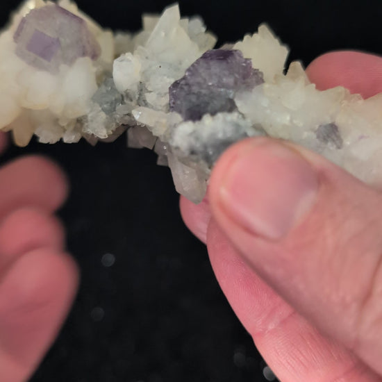 Shangbao Fluorite with Quartz Video