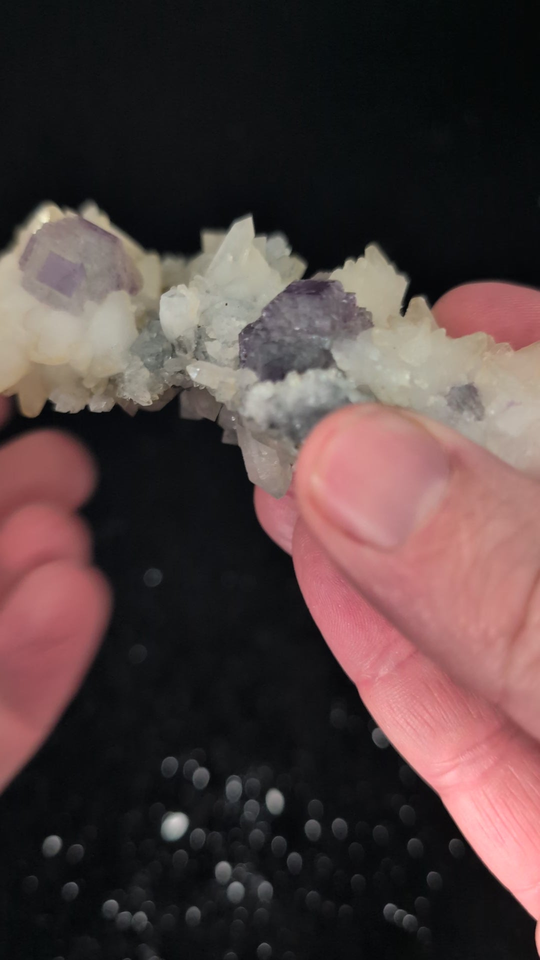 Shangbao Fluorite with Quartz Video