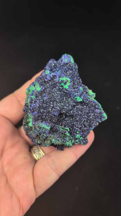 Exquisite Azurite and Malachite Specimen from Liufengshan Mine