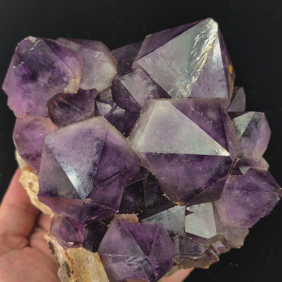 Medium Congo Amethyst Cluster with Zoning – 2.3 kg, 6.25" x 6.25"