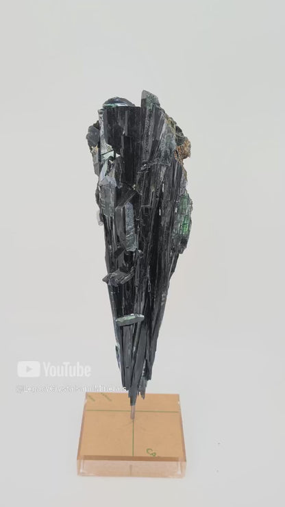Vivianite Crystal - 1.9kg, 38cm Tall - Cabeca do Cachorro Claim, Amazonas, Brazil