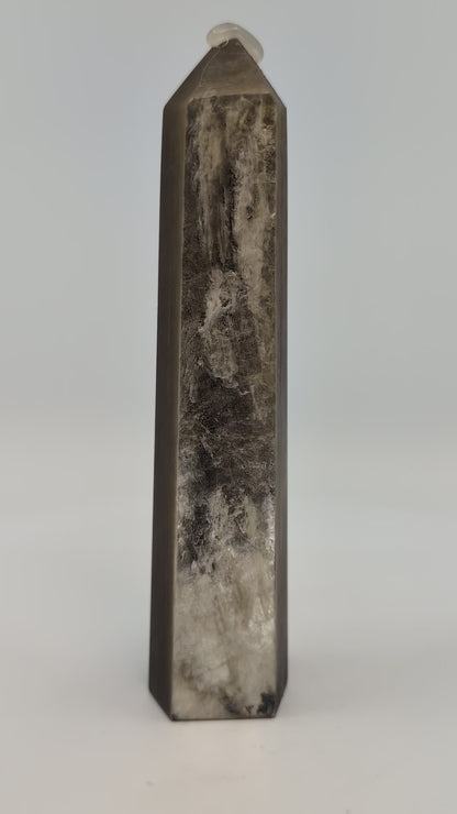 Video view of Golden Mica tower – 13.5 cm 280 g polished specimen