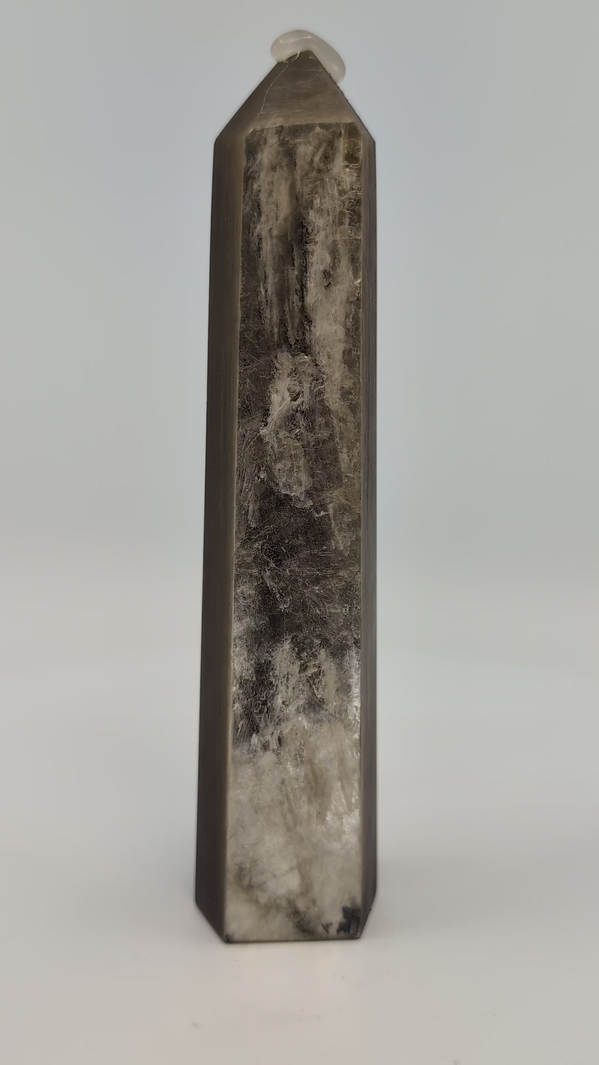 Video view of Golden Mica tower – 13.5 cm 280 g polished specimen