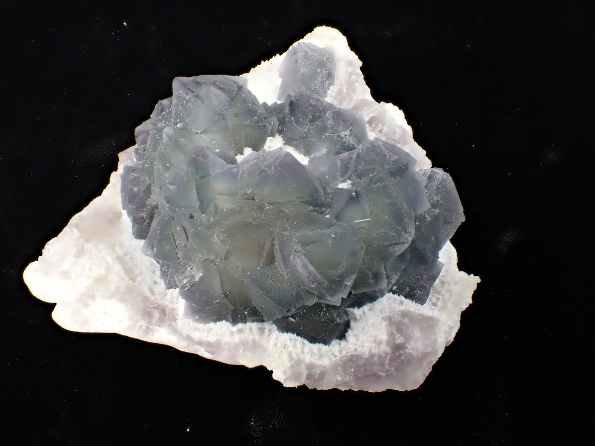 Purple - Cored De’an Fluorite with UV Fluorescence – Jiangxi Province, China - Legacy Crystals and Minerals