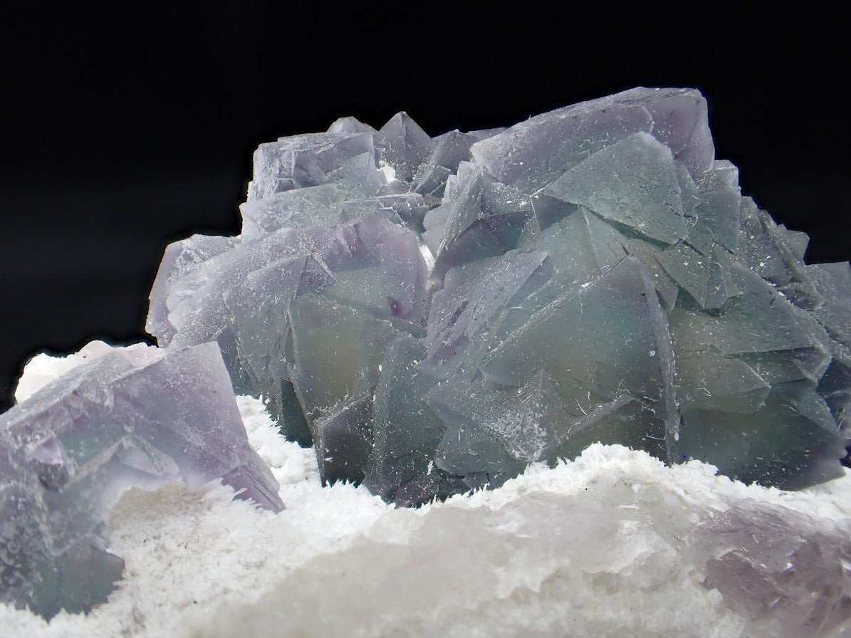 Purple - Cored De’an Fluorite with UV Fluorescence – Jiangxi Province, China - Legacy Crystals and Minerals