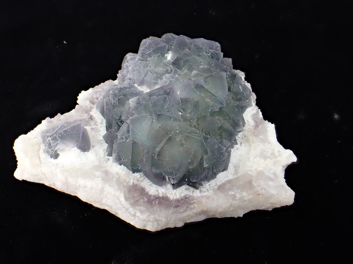 Purple - Cored De’an Fluorite with UV Fluorescence – Jiangxi Province, China - Legacy Crystals and Minerals
