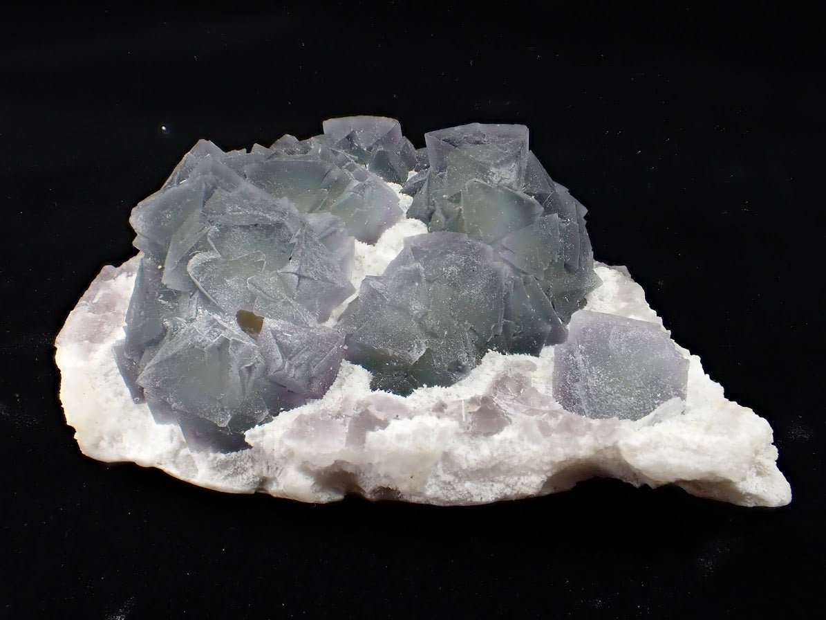Purple - Cored De’an Fluorite with UV Fluorescence – Jiangxi Province, China - Legacy Crystals and Minerals
