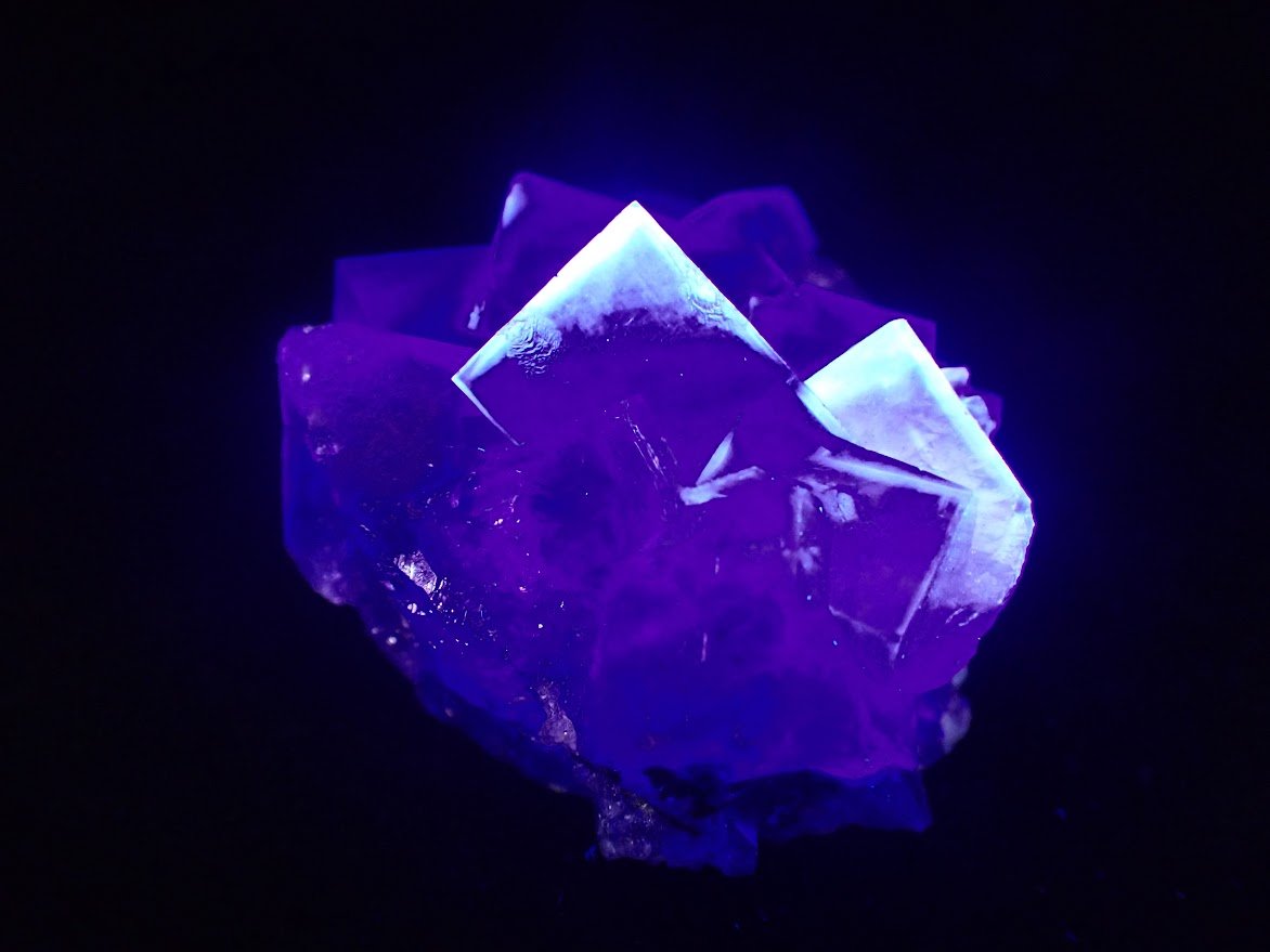 Purple Fluorite – Yindu, Inner Mongolia UV - Active Crystal - Legacy Crystals and Minerals