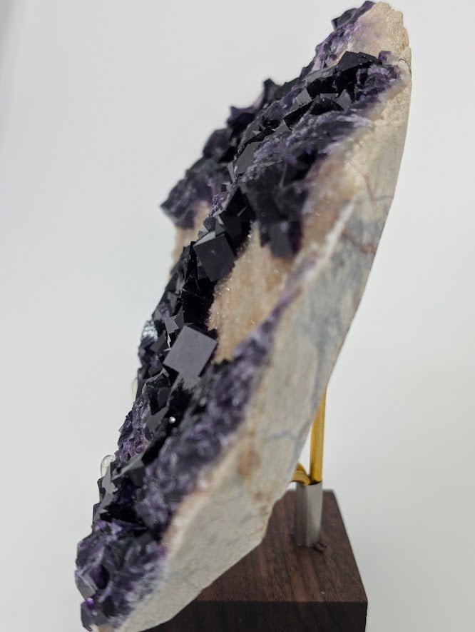 Purple Window Fluorite - Anhui, China - Legacy Crystals and Minerals