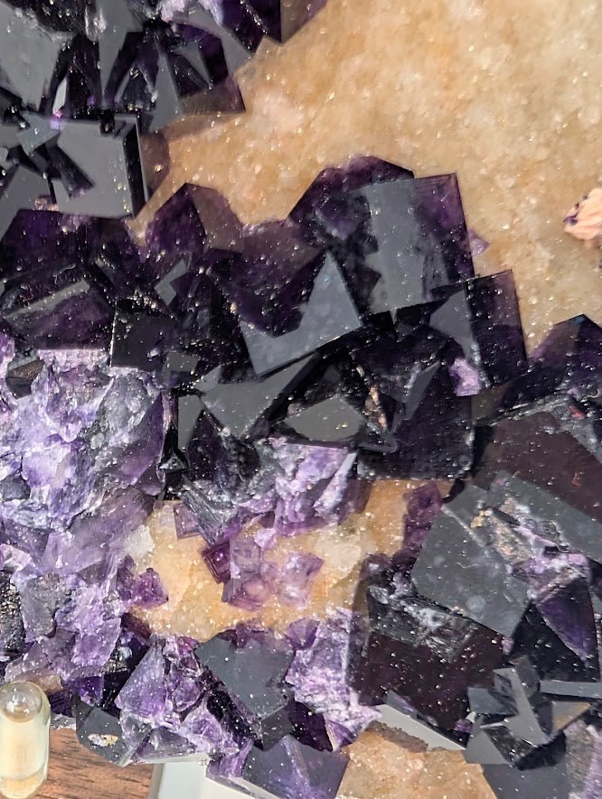 Purple Window Fluorite - Anhui, China - Legacy Crystals and Minerals