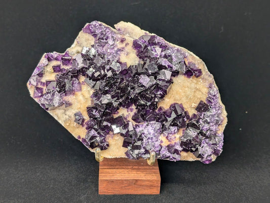 Purple Window Fluorite - Anhui, China - Legacy Crystals and Minerals
