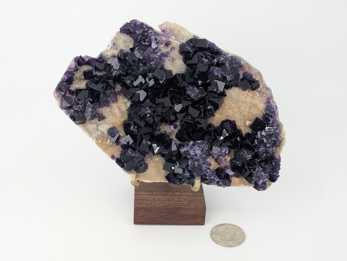 Purple Window Fluorite - Anhui, China - Legacy Crystals and Minerals