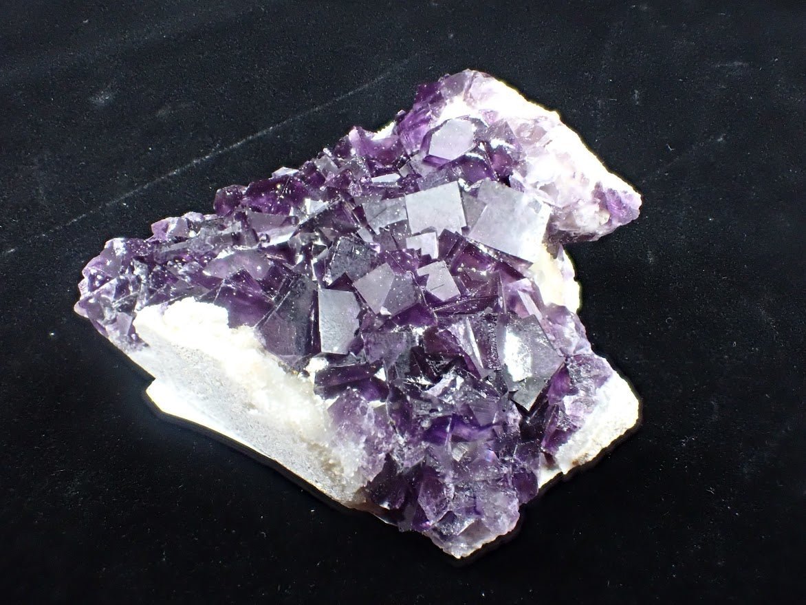 Purple Window Fluorite - Anhui Province, China - Legacy Crystals and Minerals