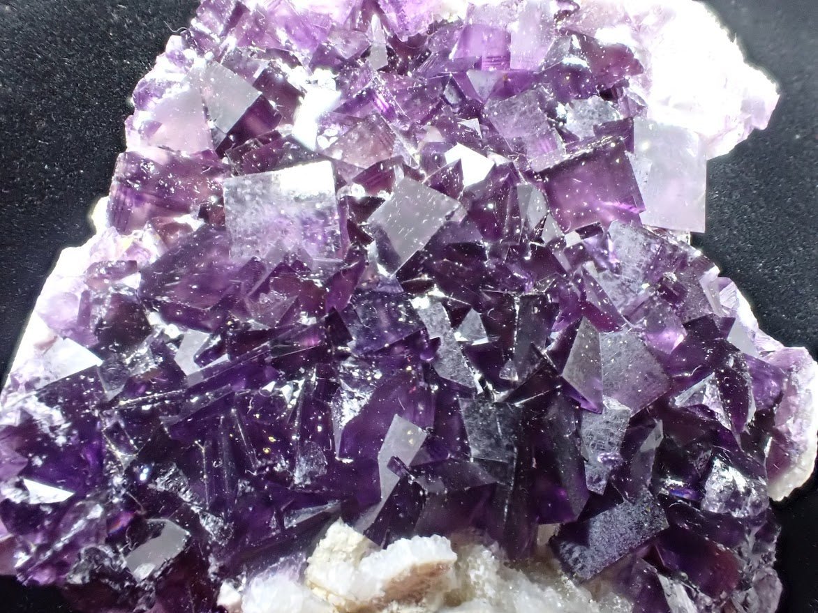 Purple Window Fluorite - Anhui Province, China - Legacy Crystals and Minerals