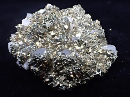 Pyrite on Quartz with High Luster Cubes– Tianshan Mine, Longyan, Fujian, China - Legacy Crystals and Minerals